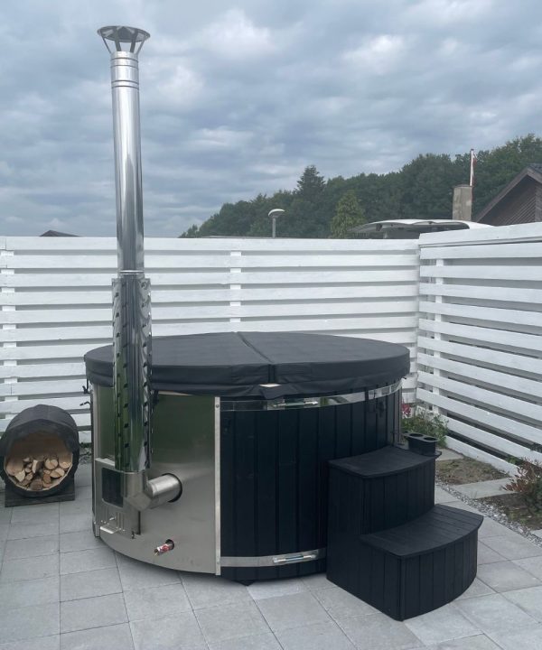 Design selv – Vildmarksbad Integreret ovn rund