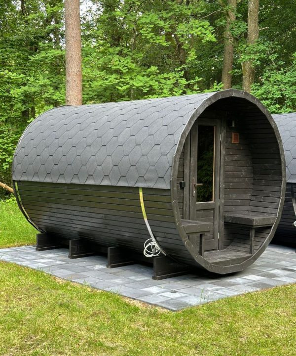 Design selv – Udendørs tønde sauna - Image 2
