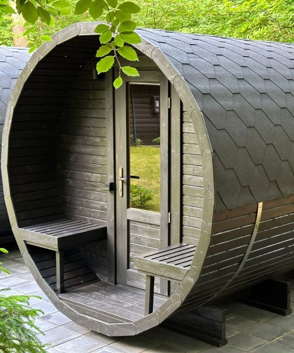Design selv – Udendørs tønde sauna - Image 22