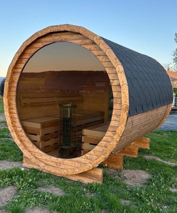 Design selv – Udendørs tønde sauna - Image 3