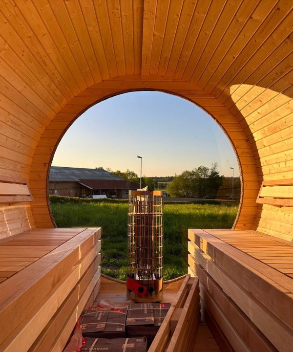 Design selv – Udendørs tønde sauna - Image 15