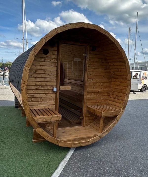 Design selv – Udendørs tønde sauna - Image 29