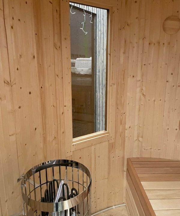 Udendørs sauna vertical tønder