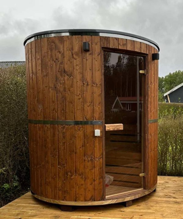 Udendørs sauna vertical tønder