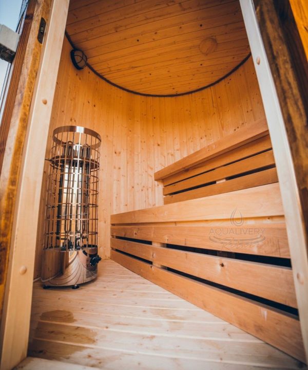 Udendørs sauna vertical tønder