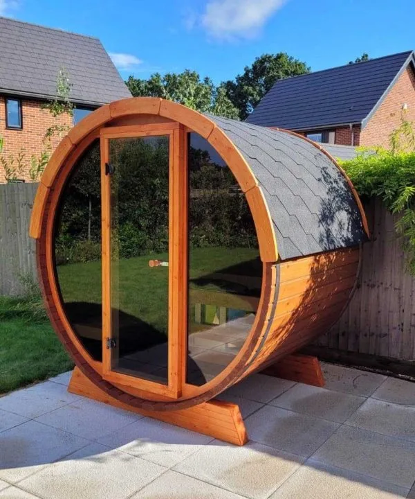Design selv – Udendørs tønde sauna - Image 9