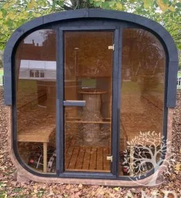 Design selv – Udendørs Buet Tønde Sauna