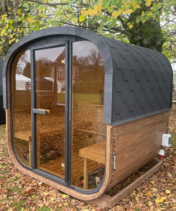 Design selv – Udendørs Buet Tønde Sauna - Image 11