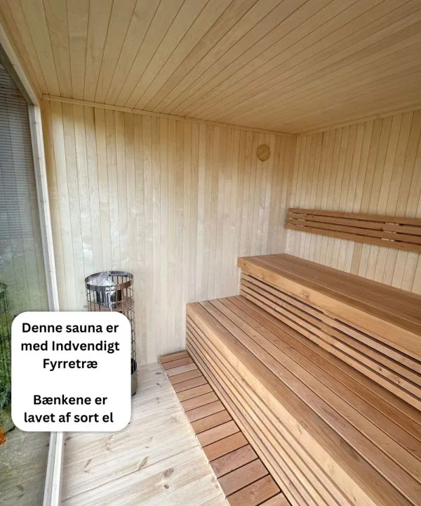 Design selv – Udendørs sauna sort cube - Image 17