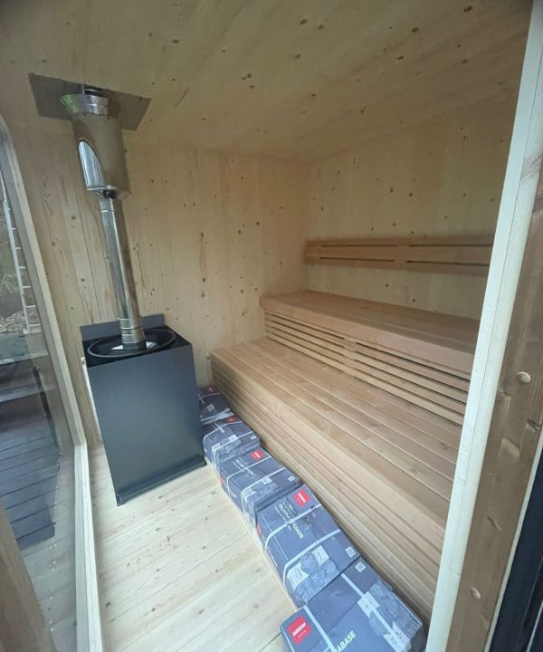Design selv – Udendørs sauna sort cube - Image 27