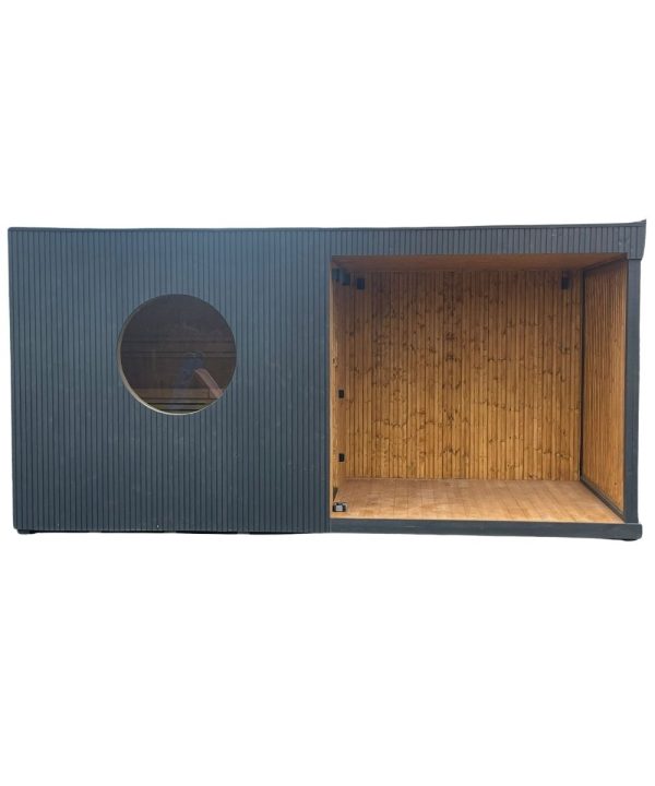 Moderne Sauna Cube
