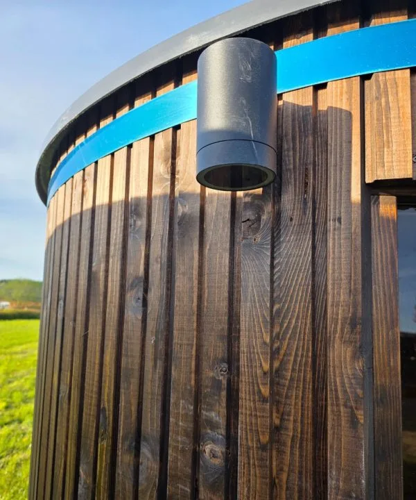 Vertical tønder sauna – El – 3/4 pers mørkebrun - Image 3