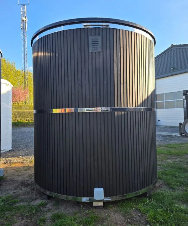 Vertical tønder sauna – El – 3/4 pers med vindue - Image 2