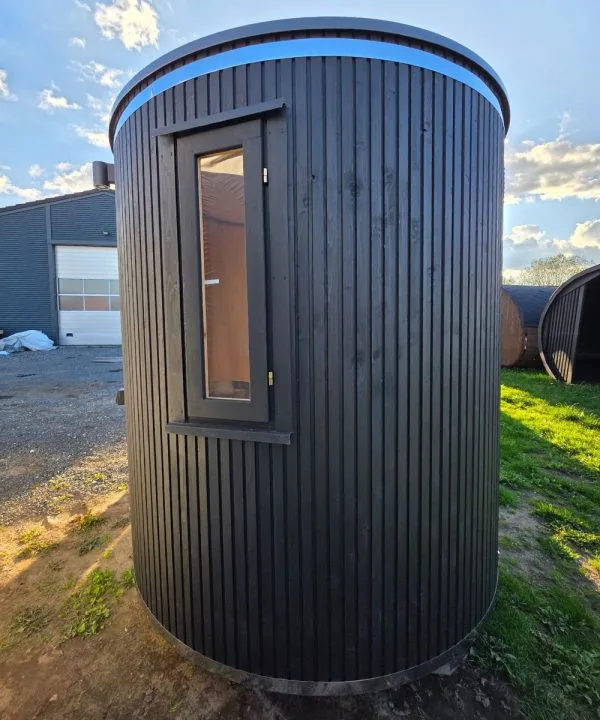 Vertical tønder sauna – El – 3/4 pers med vindue