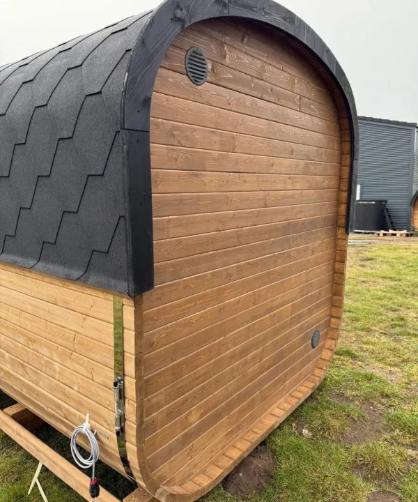 Buet Tønde Sauna L Formet - Brændeovn - 5/7 Per - Image 4
