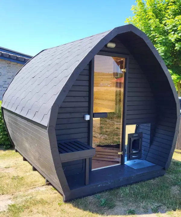 Design selv – Udendørs Blad sauna