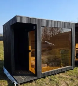 Sauna sort cube plus 68 – El – 6/8 pers