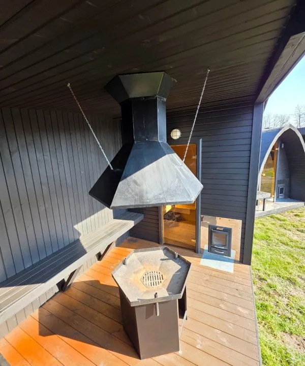 Udendørs sauna med grillområde - Image 2
