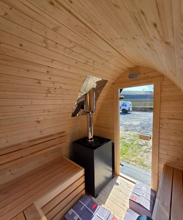 Ark sauna – Brændeovn – 5/6 pers - Image 3