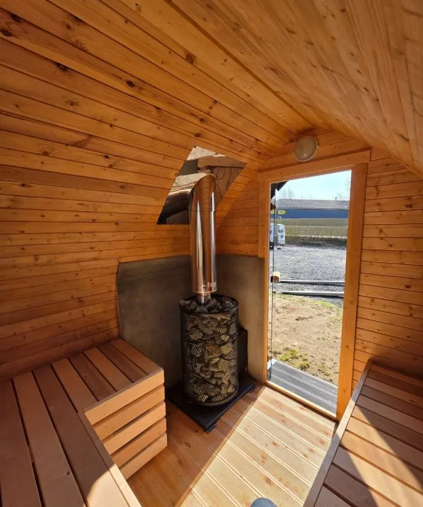 Blad sauna – Brændeovn – 4/5 pers - Image 2