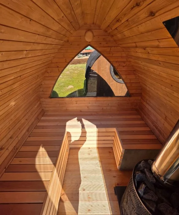Blad sauna – Brændeovn – 4/5 pers - Image 3