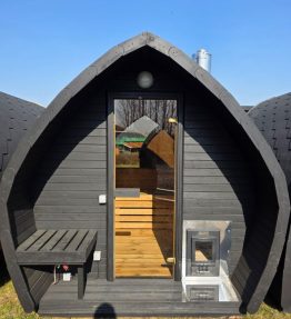 Blad sauna – Brændeovn – 5/6 pers