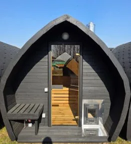 Blad sauna – Brændeovn – 5/6 pers