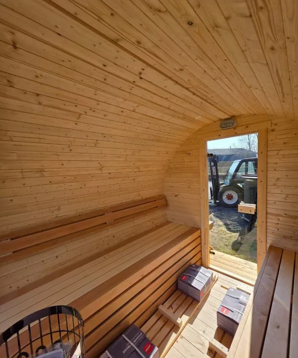 Premium tønde sauna – 7/8 pers - Image 3