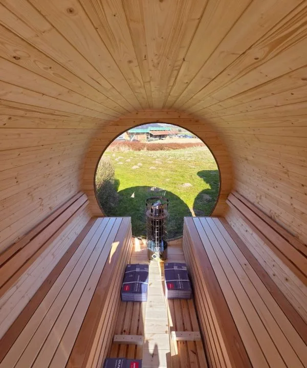 Premium tønde sauna – 7/8 pers - Image 2