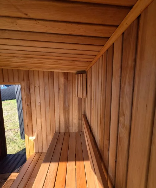Sauna vejle cube – Brændeovn – 6-8 pers - Image 5