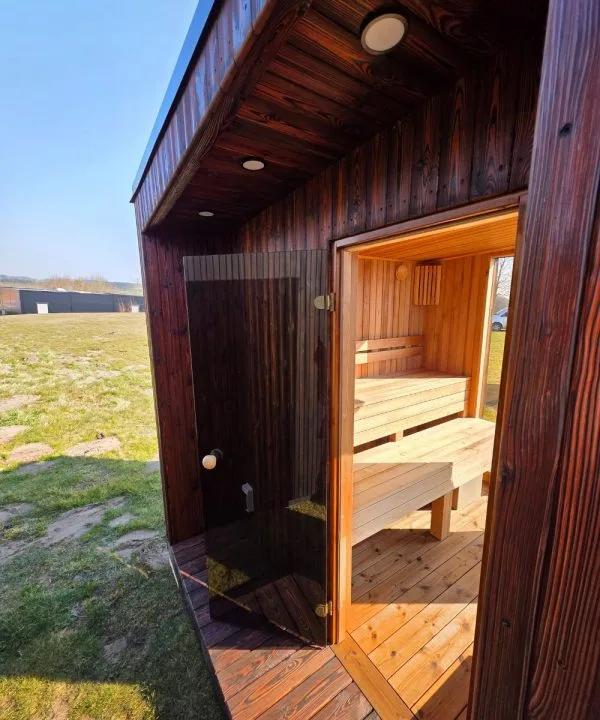 Sauna vejle cube – Brændeovn – 6-8 pers