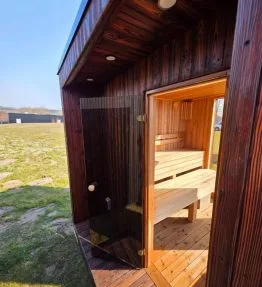 Sauna vejle cube – Brændeovn – 6-8 pers