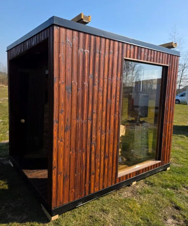 Sauna vejle cube – Brændeovn – 6-8 pers - Image 2