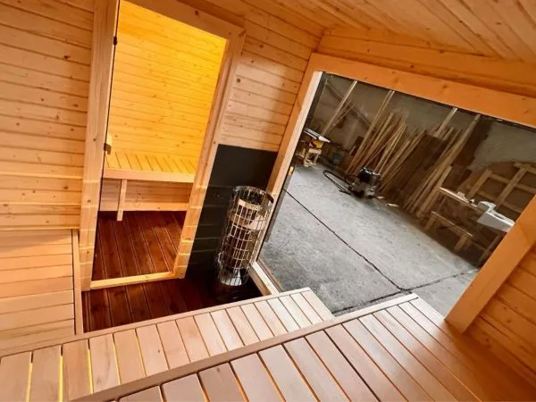 Lux Sauna – Brændeovn/EL – 7/8 Per - Image 2
