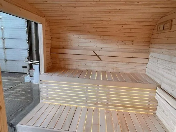 Lux Sauna – Brændeovn/EL – 7/8 Per - Image 4